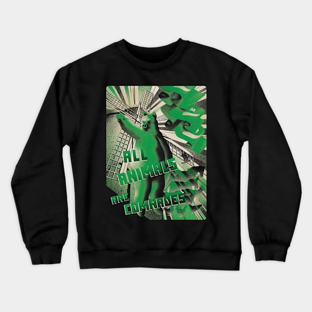Animal Farm (for dark clothing) Crewneck Sweatshirt by MunkeeWear